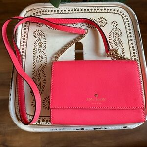NWOT Kate Spade Hot Pink Cedar Street Cami Crossbody in Flo Geranium